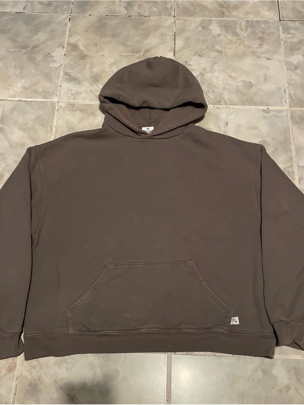 Akimbo Club Boxy Los Angeles LA Y2K Gray Hoodie Pullover SZ M